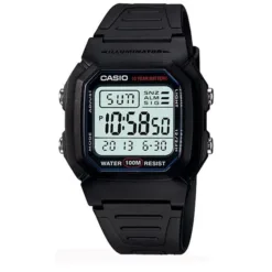 Casio Men's Digital Watch W-800H-1AVDF – 100M Water Resistant, LED Backlight, Long Battery Life