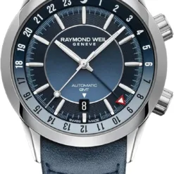 RAYMOND WEIL Freelancer GMT Men’s Watch – Blue Gradient Dial, 41mm