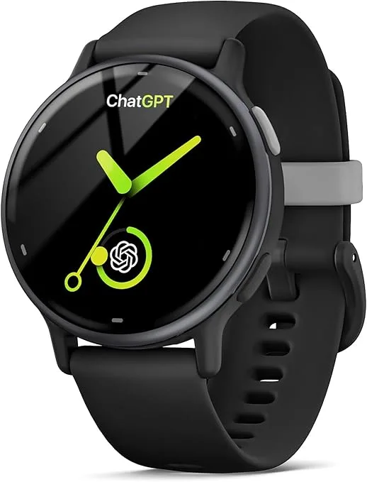 AI ChatGPT Translator Smartwatch – Fitness Tracking, Titanium Alloy, Waterproof (Black)