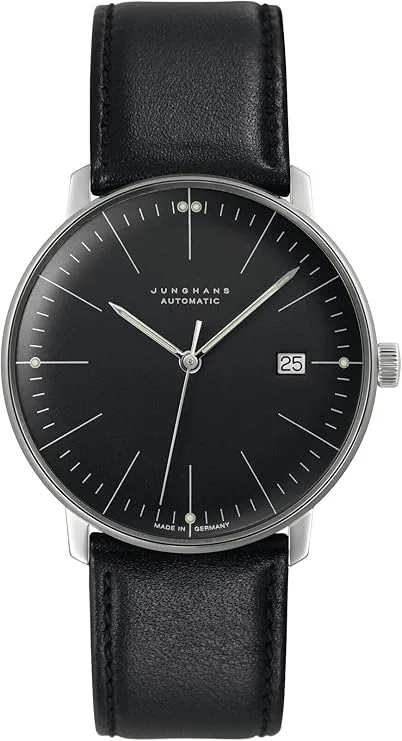 JUNGHANS Max Bill Automatic Wrist Watch – 027/4701.02 (Matt Black)