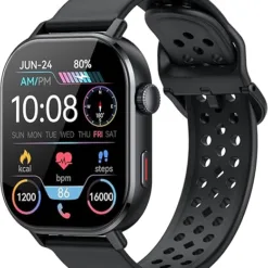 Smartwatch GPS with 2.06" HD AMOLED Display, 110+ Workout Modes, 5 ATM Waterproof