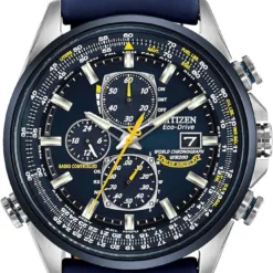 Citizen Men’s Eco-Drive Sport Luxury World Chronograph Atomic Timekeeping Watch – AT8020-03L